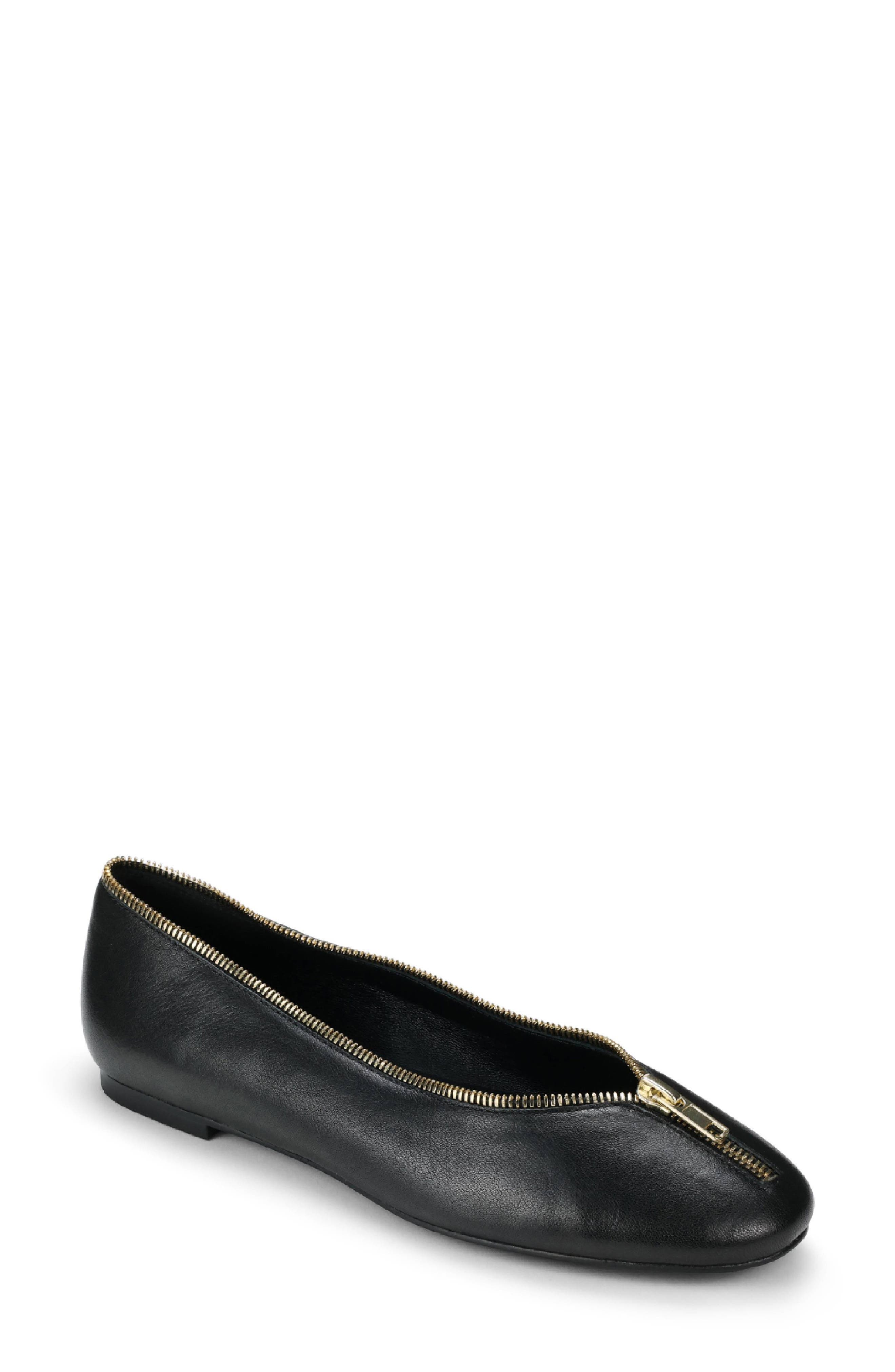 Yosi Samra Ziva Flat, Main, color, Black