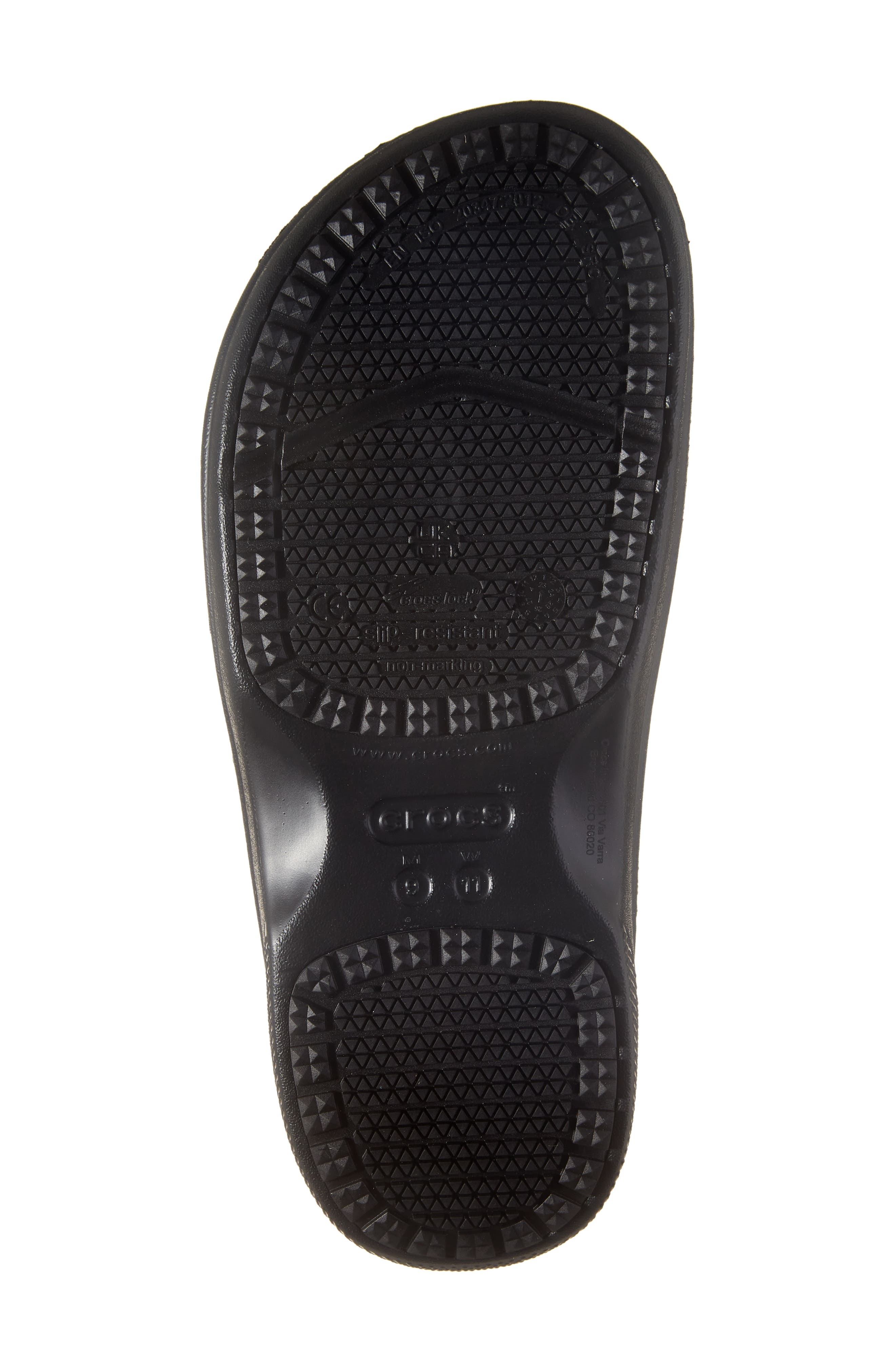 CROCS Gender Inclusive On the Clock Work Clog, Alternate, color, Black