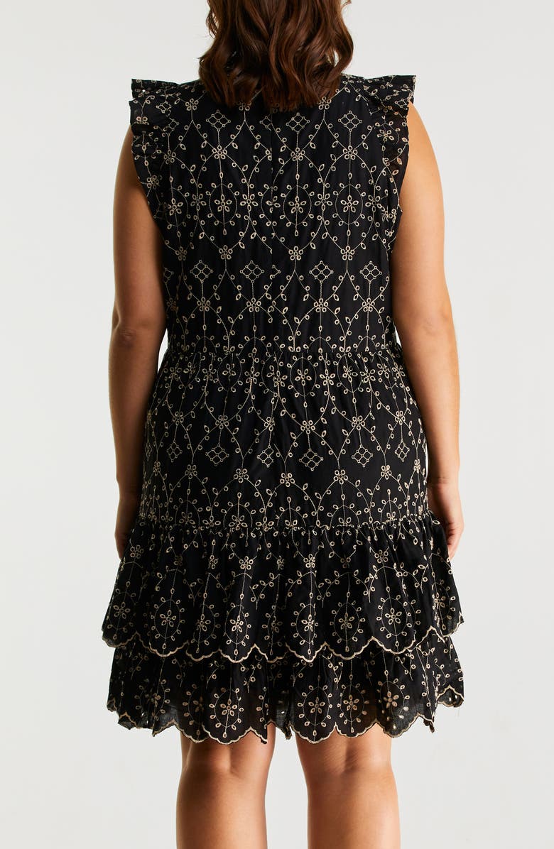 Estelle Bellini Ruffle Minidress, Alternate, color, 