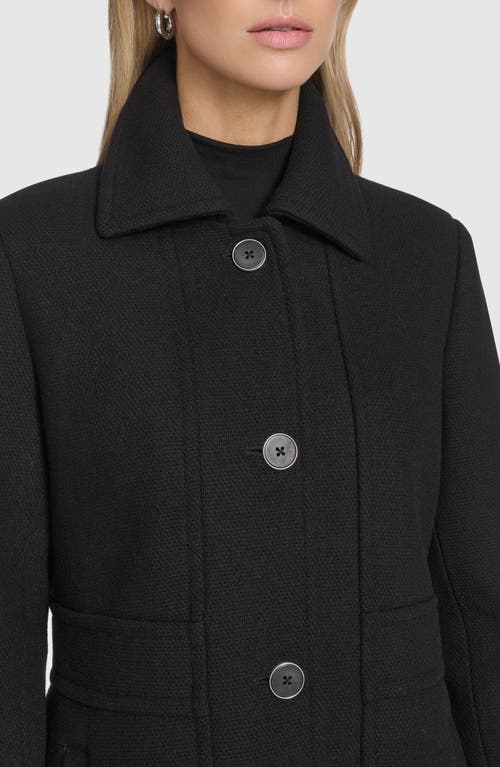 Andrew Marc Emmeline Wool Blend Coat In Multi