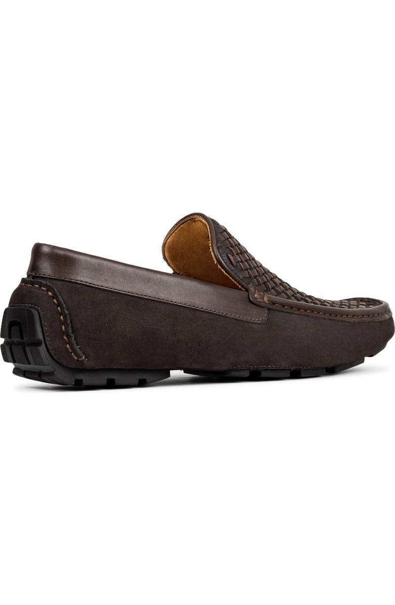Donald Pliner Damiano Woven Moc Toe Loafer, Alternate, color, Dark Brown/ Dark Brown