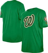 New Era Men's New Era Kelly Green Washington Nationals St. Patrick's Day Shamrock Fill T-Shirt