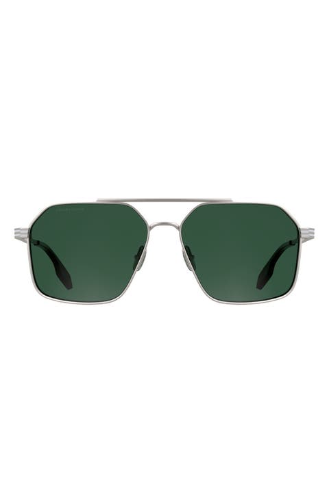 61mm Aviator Sunglasses