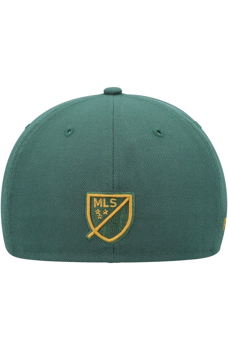 New Era Men's New Era Green Portland Timbers Kick Off 59FIFTY Fitted Hat, Alternate, color, Green