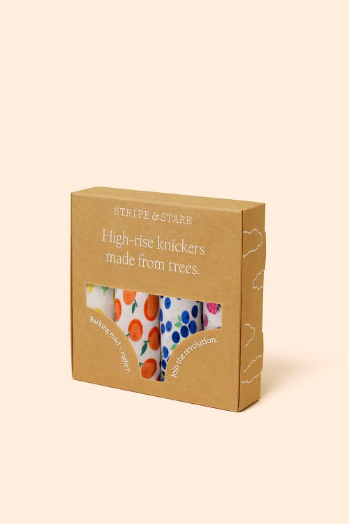 Stripe & Stare High Rise Four Pack In Multi