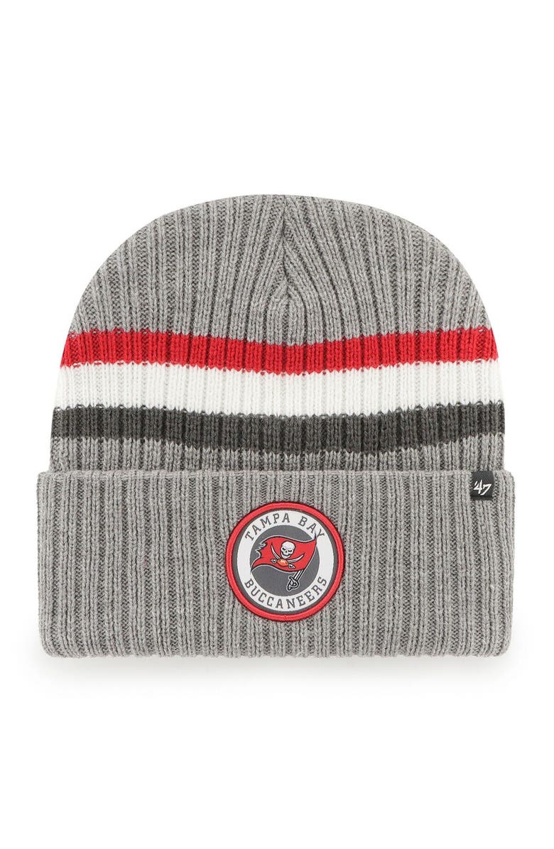 '47 Men's '47  Gray Tampa Bay Buccaneers Highline Cuffed Knit Hat, Main, color, 