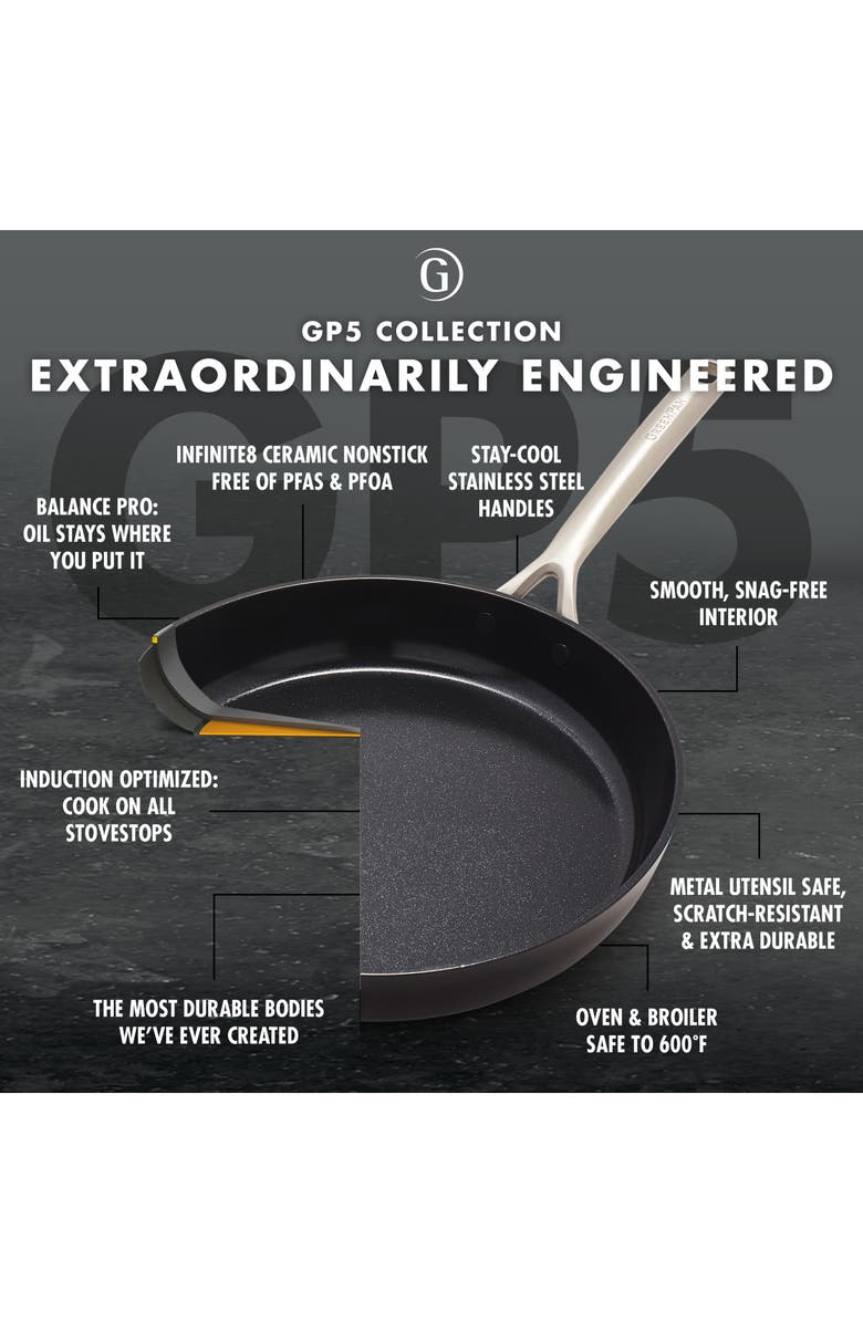 GreenPan GP5 Infinite8 Healthy Ceramic 2-Quart Saucepan with Lid, Alternate, color,