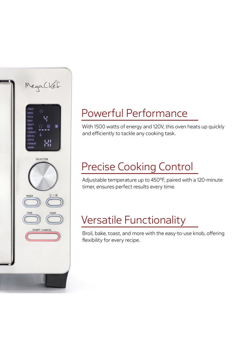 31.7 Quart Digital French Door Toaster Oven, Alternate, color, Grey