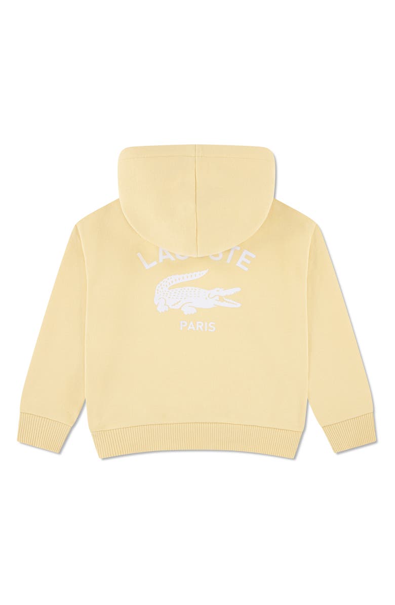 Lacoste Kids' Logo Hoodie, Alternate, color, Sesame