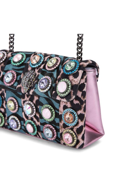 KURT GEIGER KURT GEIGER LONDON MEDIUM KENSINGTON OCATAVIA CONVERTIBLE GENUINE CALF HAIR & LEATHER SHOULDER BAG