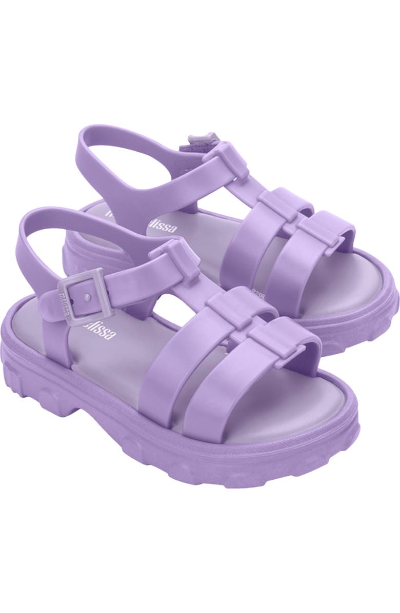 Mini Melissa Ella Fisherman Sandal, Main, color, Lilac