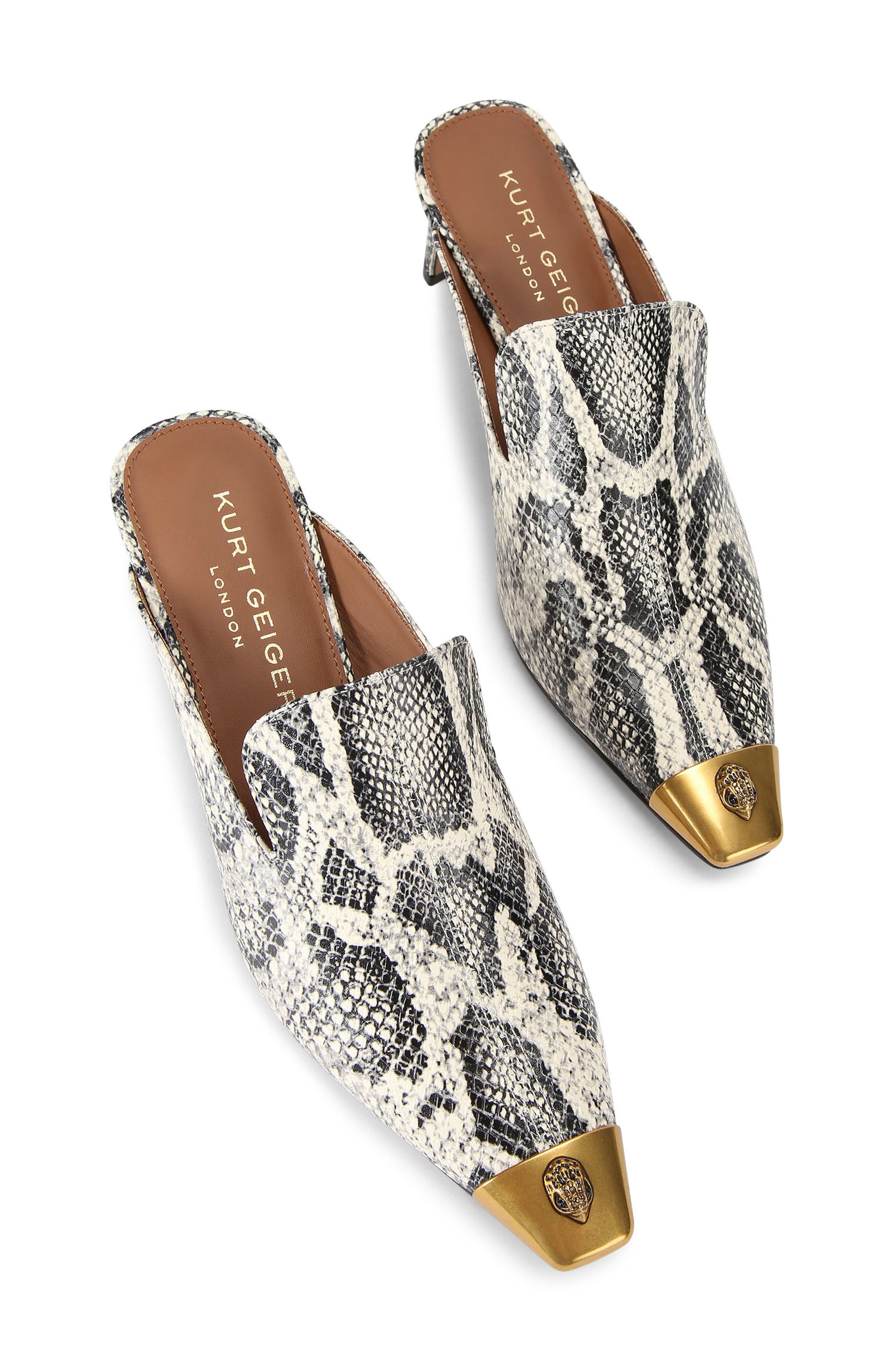 Kurt Geiger London Regent Cap Toe Mule, Alternate, color, 