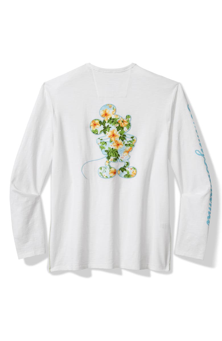 Tommy Bahama Postcard to Paradise Long Sleeve Organic Cotton Graphic T-Shirt, Alternate, color, White