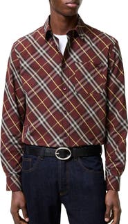 Burberry Classic Fit Check Cotton Shirt