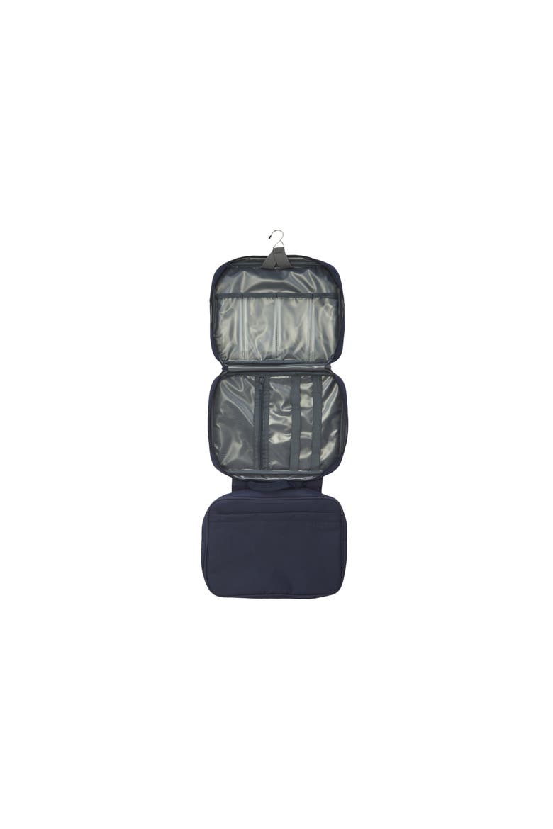 Uptown Foldable Hanging Toiletry Bag, Alternate, color, Navy