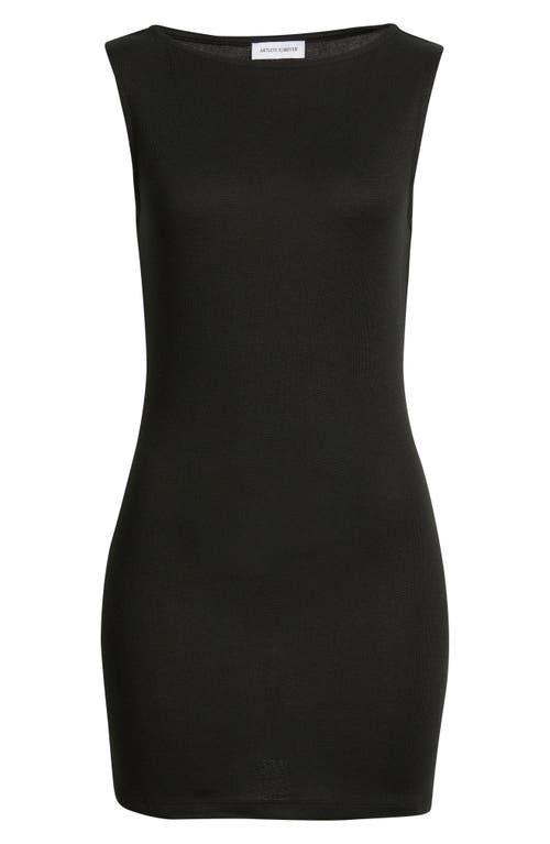 Artless Forever '90s Sleeveless Body-con Minidress In Black