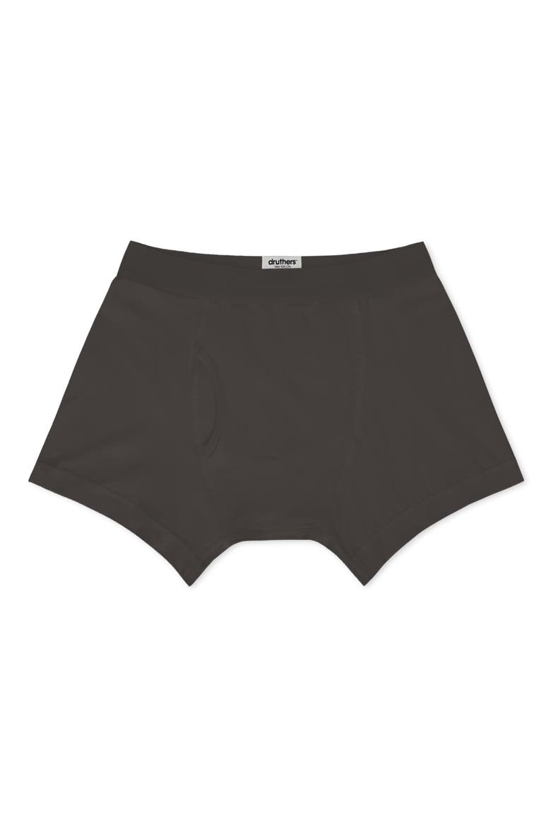 Organic Cotton Boxer Briefs, Main, color, Storm Grey