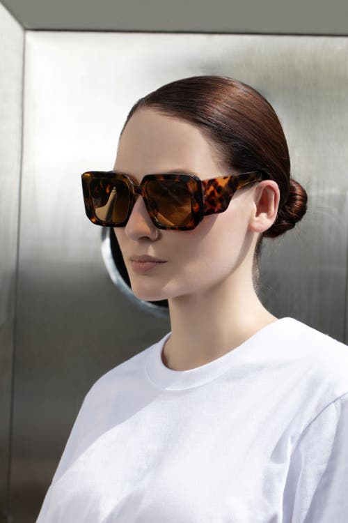 Youzey The Monroe Sunglasses In Brown