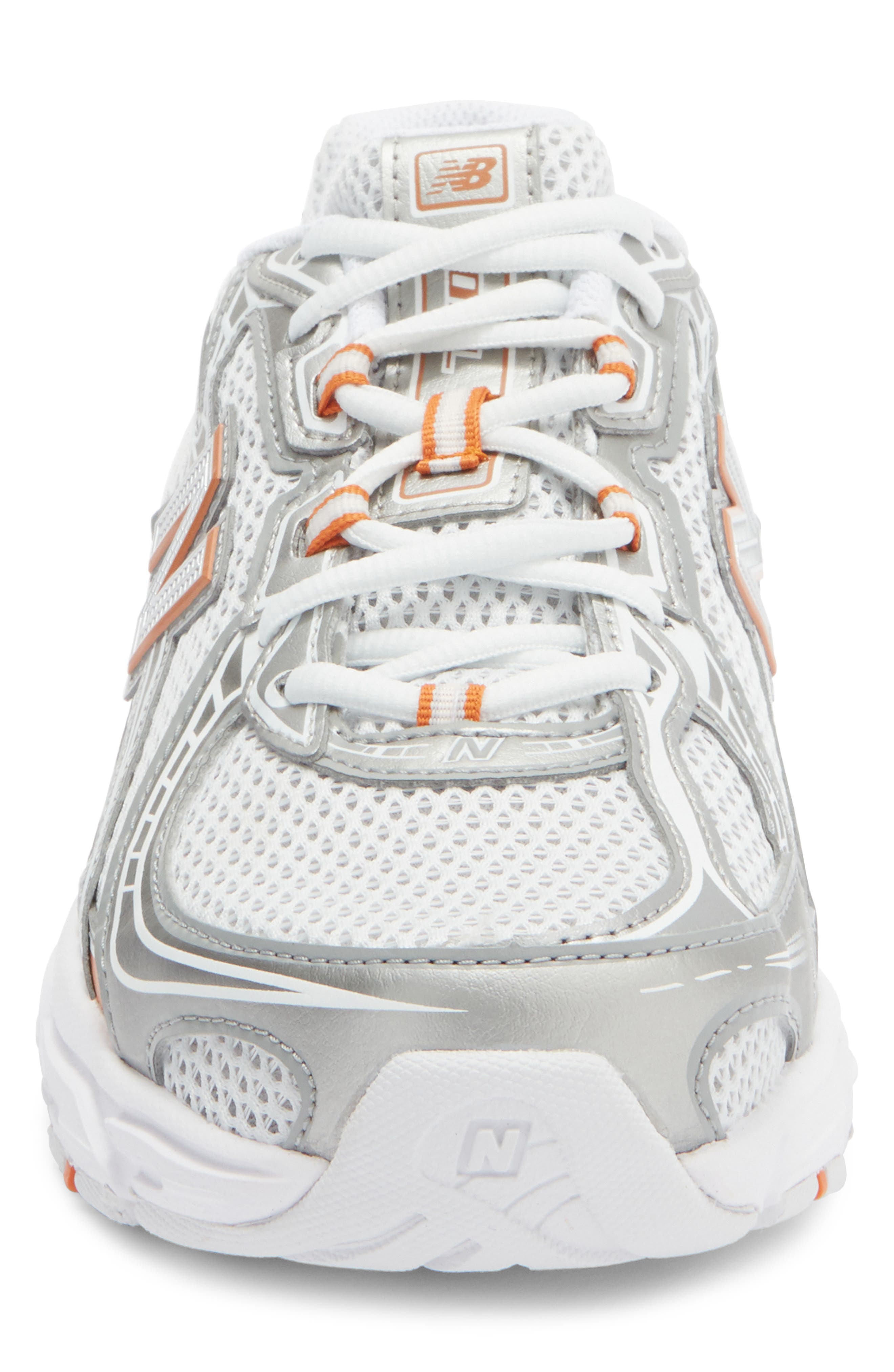New Balance Gender Inclusive 740 Sneaker, Alternate, color, White/ Classic Orange