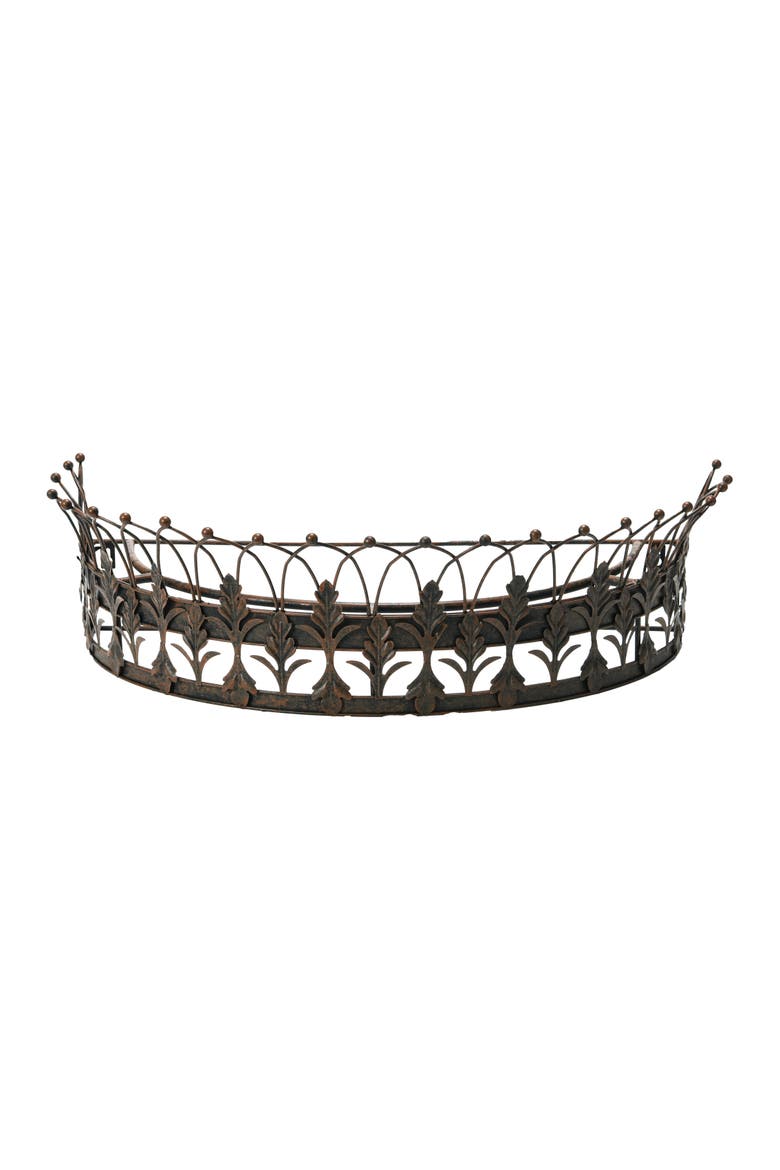Metal Curtain Crown, Main, color, Bronze