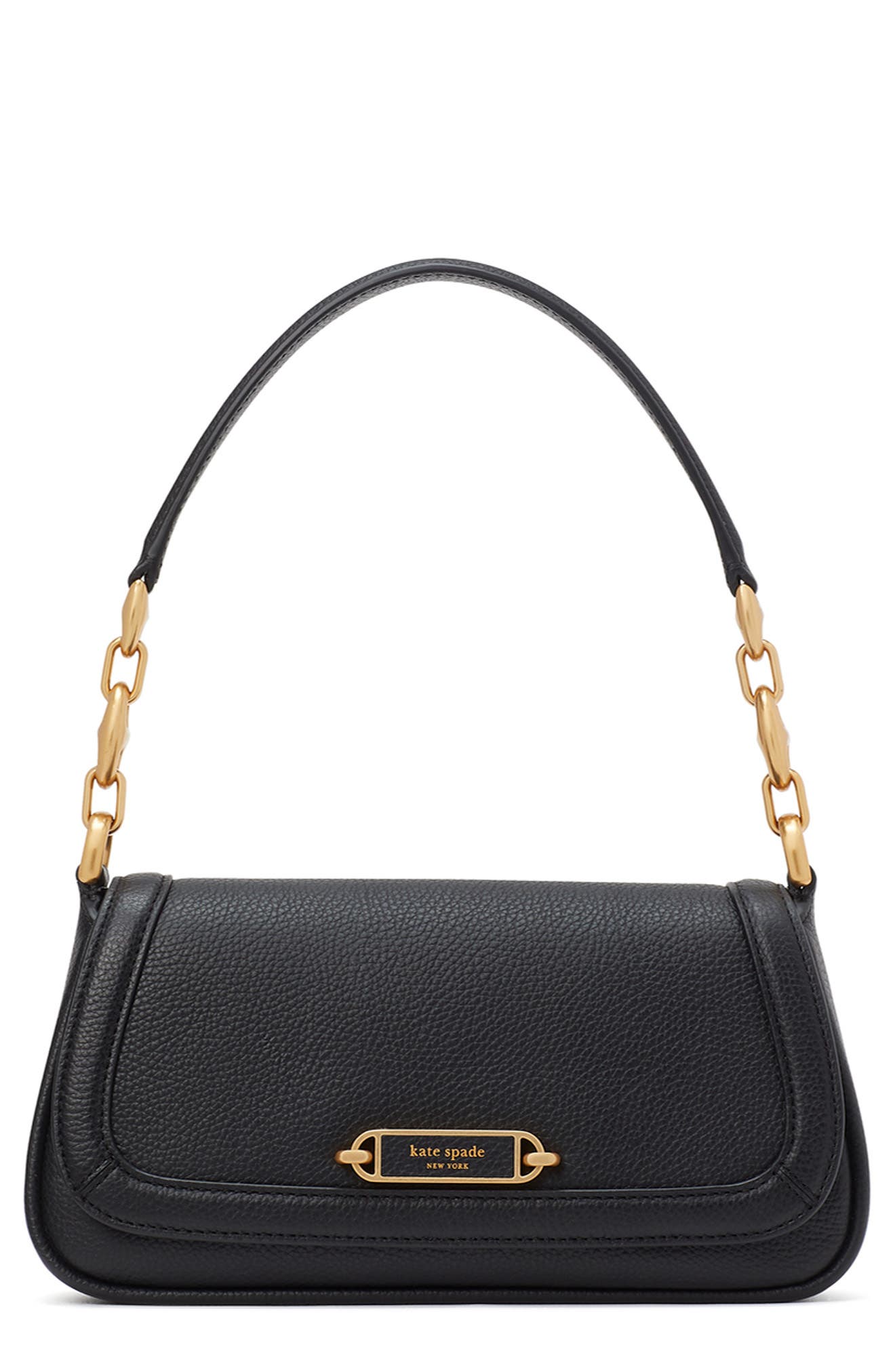 Kate Spade New York gramercy pebbled leather small shoulder bag, Main, color, 