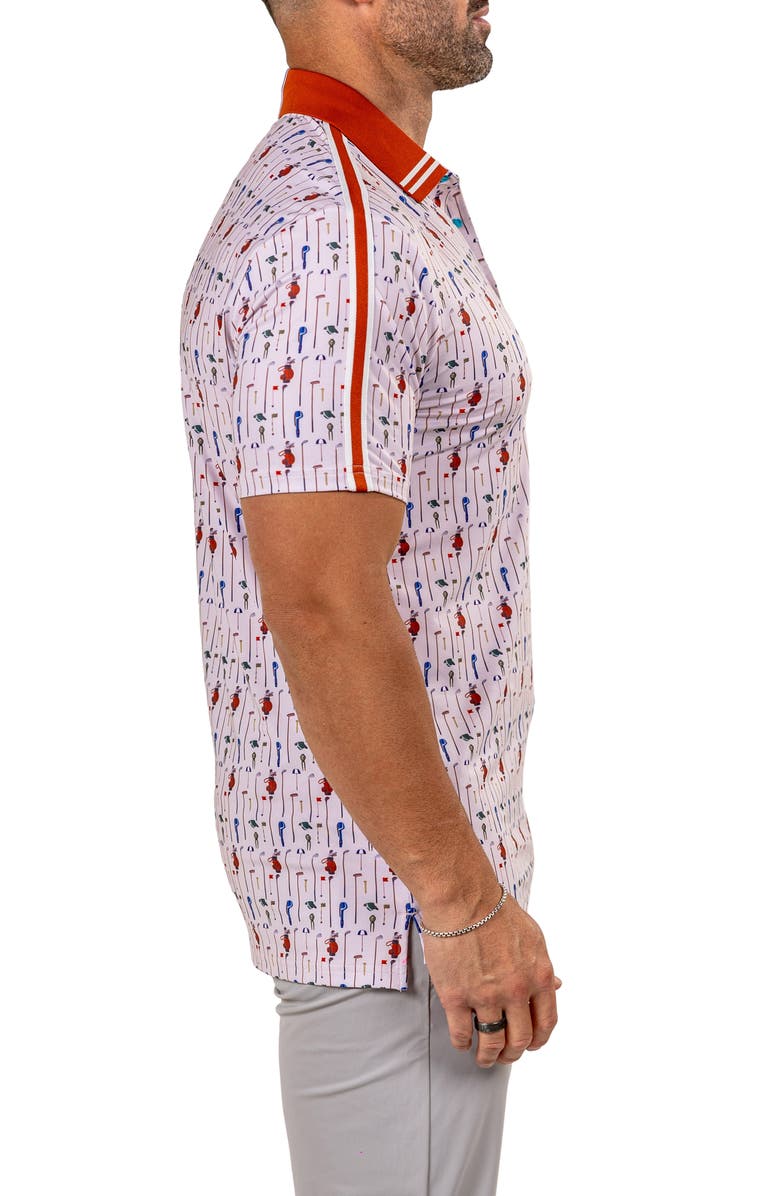 Maceoo Martyr0012 Print Golf Polo, Alternate, color, 