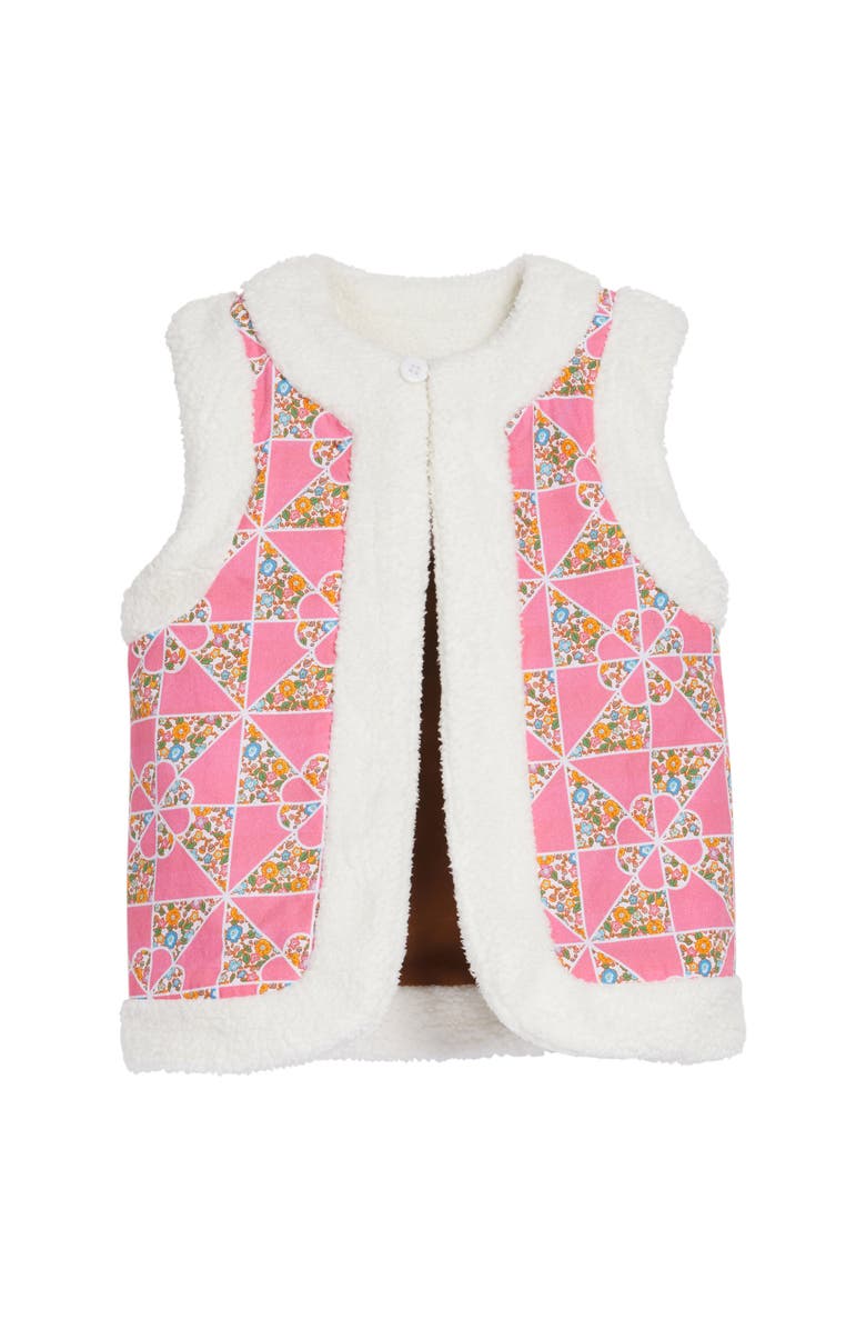 BISBY Kids' Reversible Faux Suede Vest, Alternate, color, 