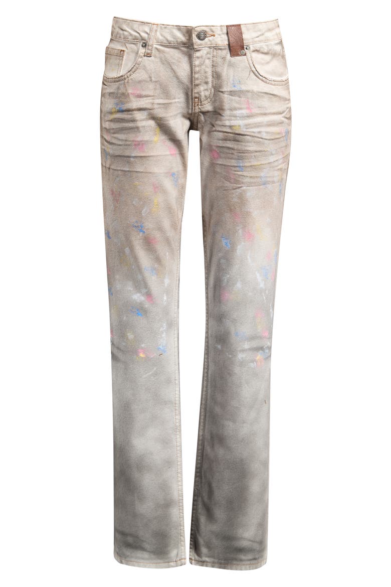 Rider Low Rise Wide Leg Jeans, Main, color, MULTI