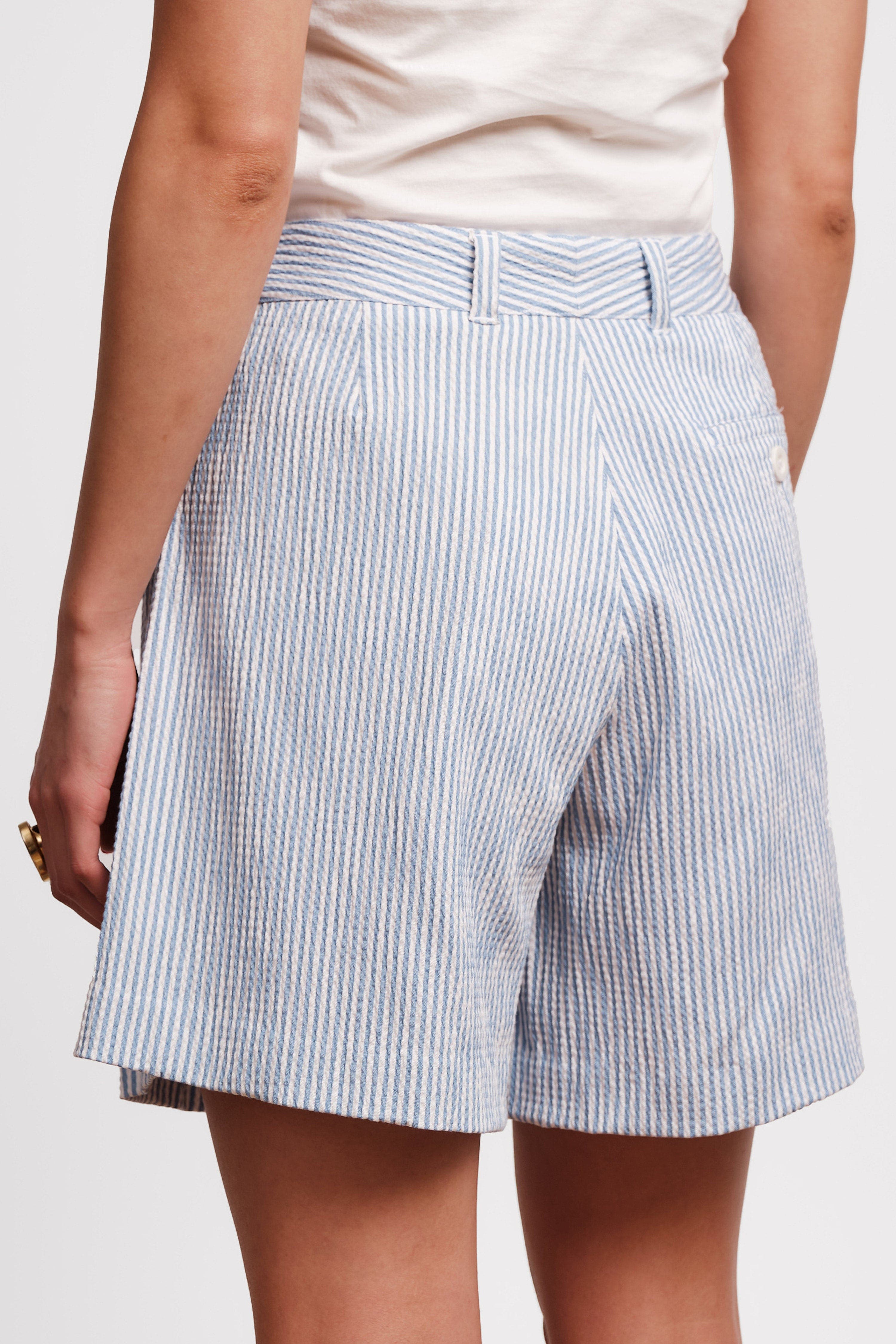 Benny Short Stripe Seersucker - image 2