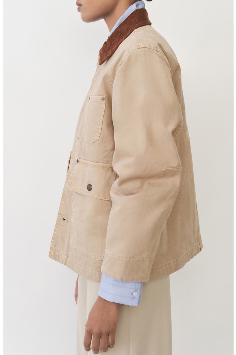 Rio Cotton Twill Barn Jacket, Alternate, color, SAND