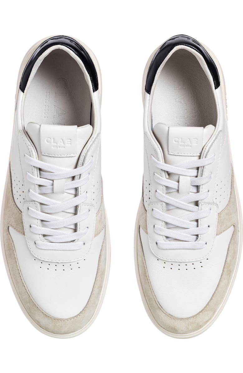 CLAE Moses Sneaker, Alternate, color, White Wood Ash Black