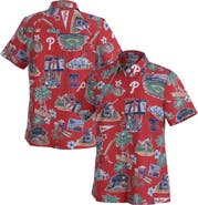 Reyn Spooner Women's Reyn Spooner  Red Philadelphia Phillies Scenic Button-Up Top