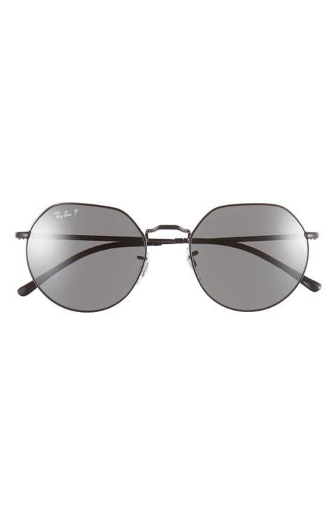 Jack 55mm Polarized Irregular Sunglasses