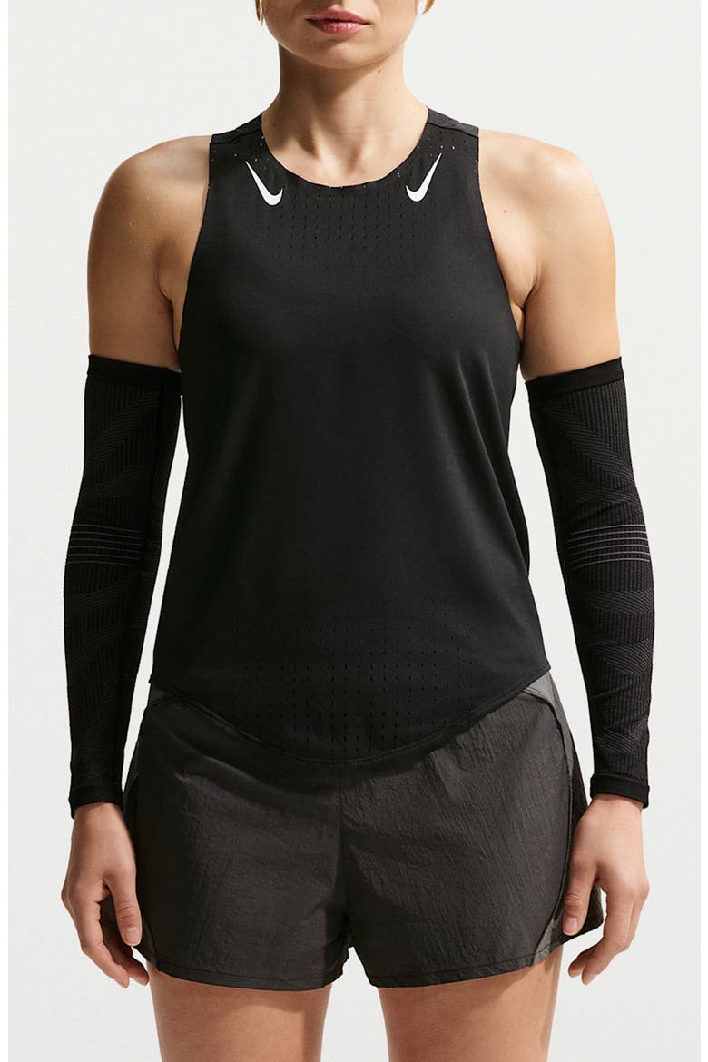 AeroSwift Dri-FIT ADV Running Singlet, Main, color, BLACK/ WHITE