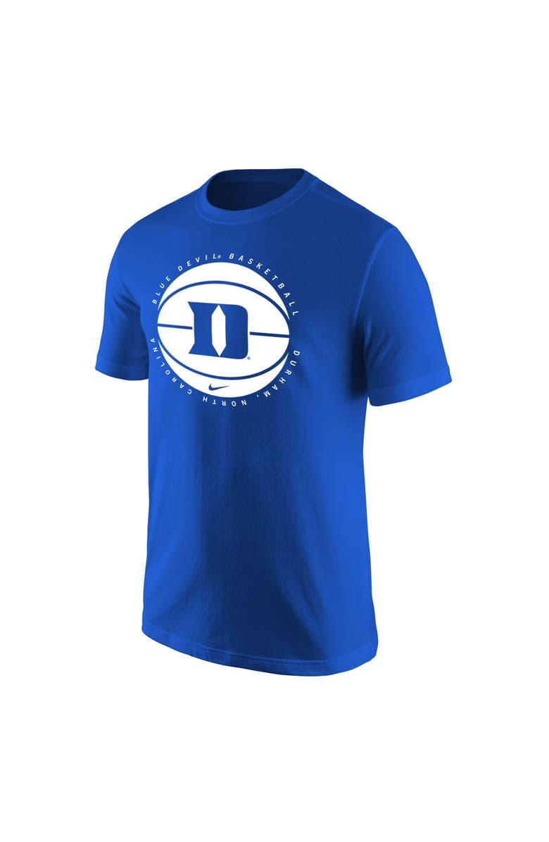 Nike Men's Nike Royal Duke Blue Devils Basketball Logo T-Shirt, Alternate, color, 