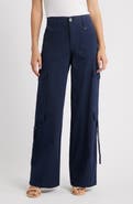 Wit & Wisdom High Waist Cotton Blend Cargo Pants