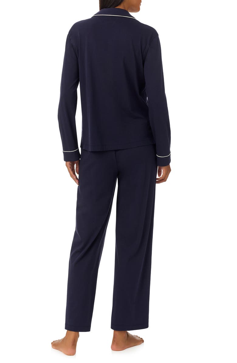 Lauren Ralph Lauren Knit Pajamas, Alternate, color, Windsor Navy