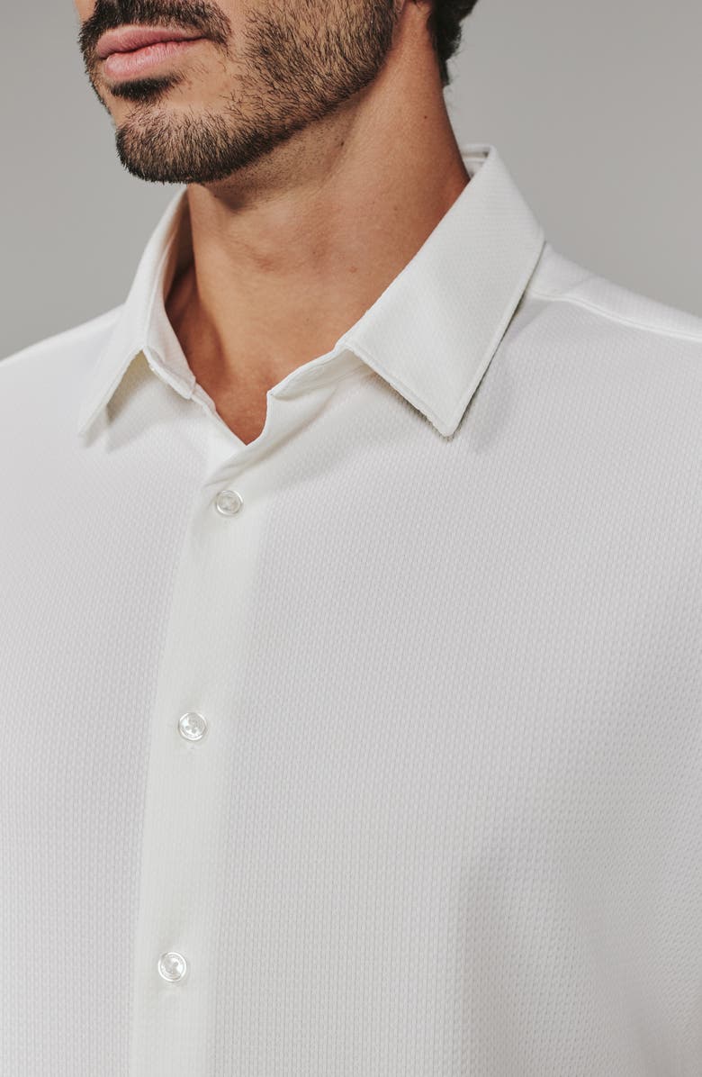 7 Diamonds Alldridge Short Sleeve Button-Up Shirt, Alternate, color, White