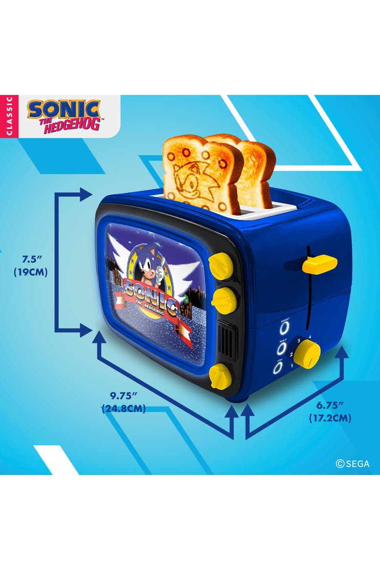 Sonic TV 2-slice Toaster, Alternate, color, None