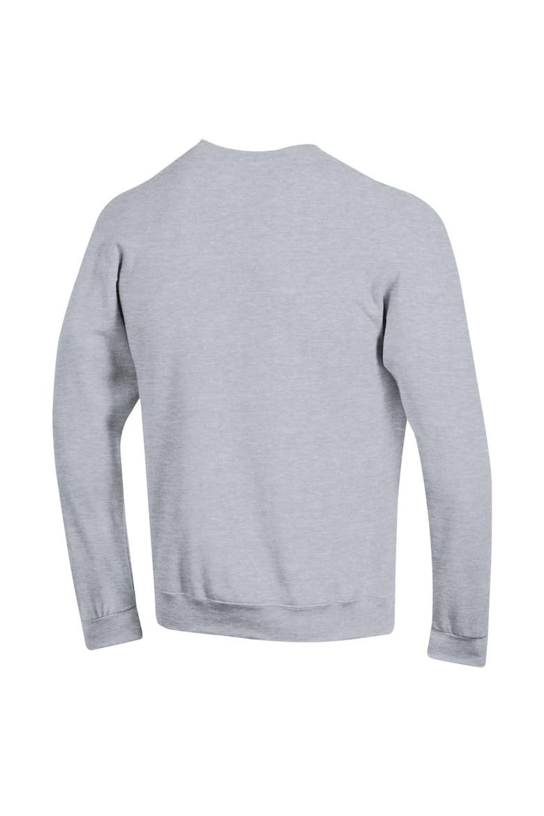Men's Champion  Heather Gray South Carolina Gamecocks Arch Over Logo Pullover Sweatshirt, Alternate, color, Heather Gray