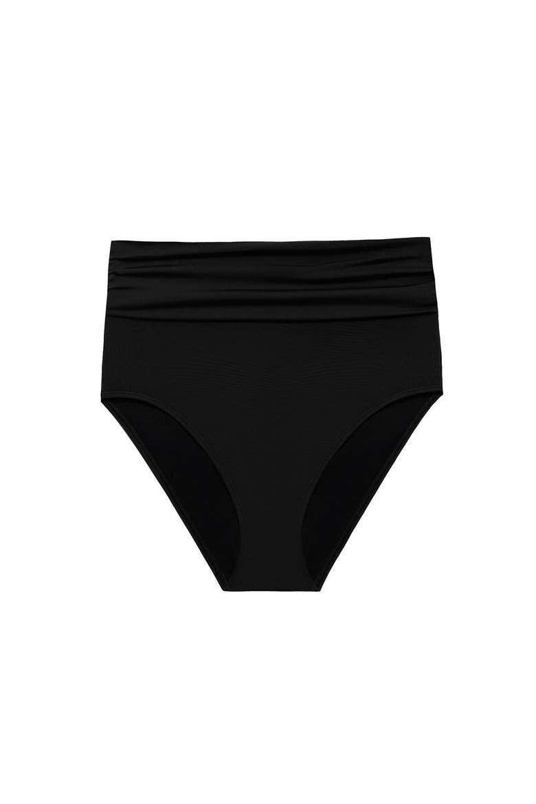 Astrid High Waist Swim Brief, Alternate, color, Black