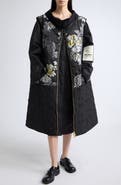 Erdem x Barbour Embroidered Jacquard Gilet Coat