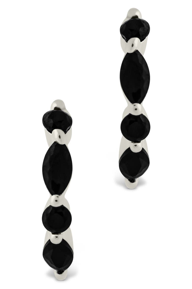 Gabriella Set of 2 Huggie Hoop Earrings, Alternate, color, SILVER