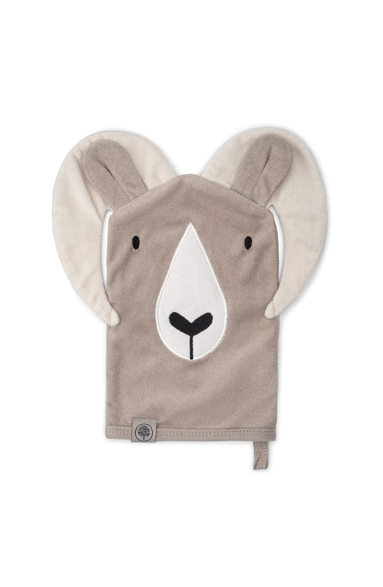 Parker Baby Co. Washcloth Critter Mitt, Main, color, Llama