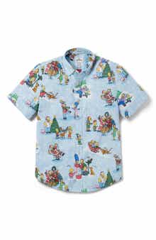 Reyn Spooner The Simpsons Greetings Button-Down Shirt