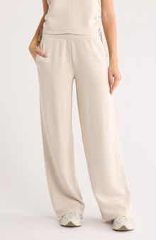 Z by Zella Whisper Knit High Waist Wide Leg Pants