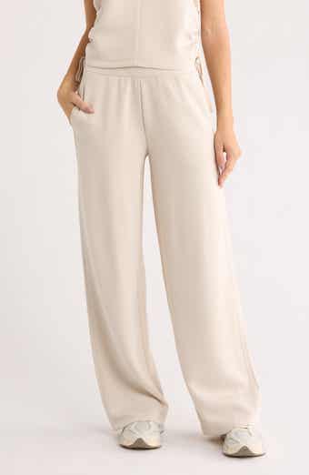 Z by Zella Whisper Knit High Waist Wide Leg Pants