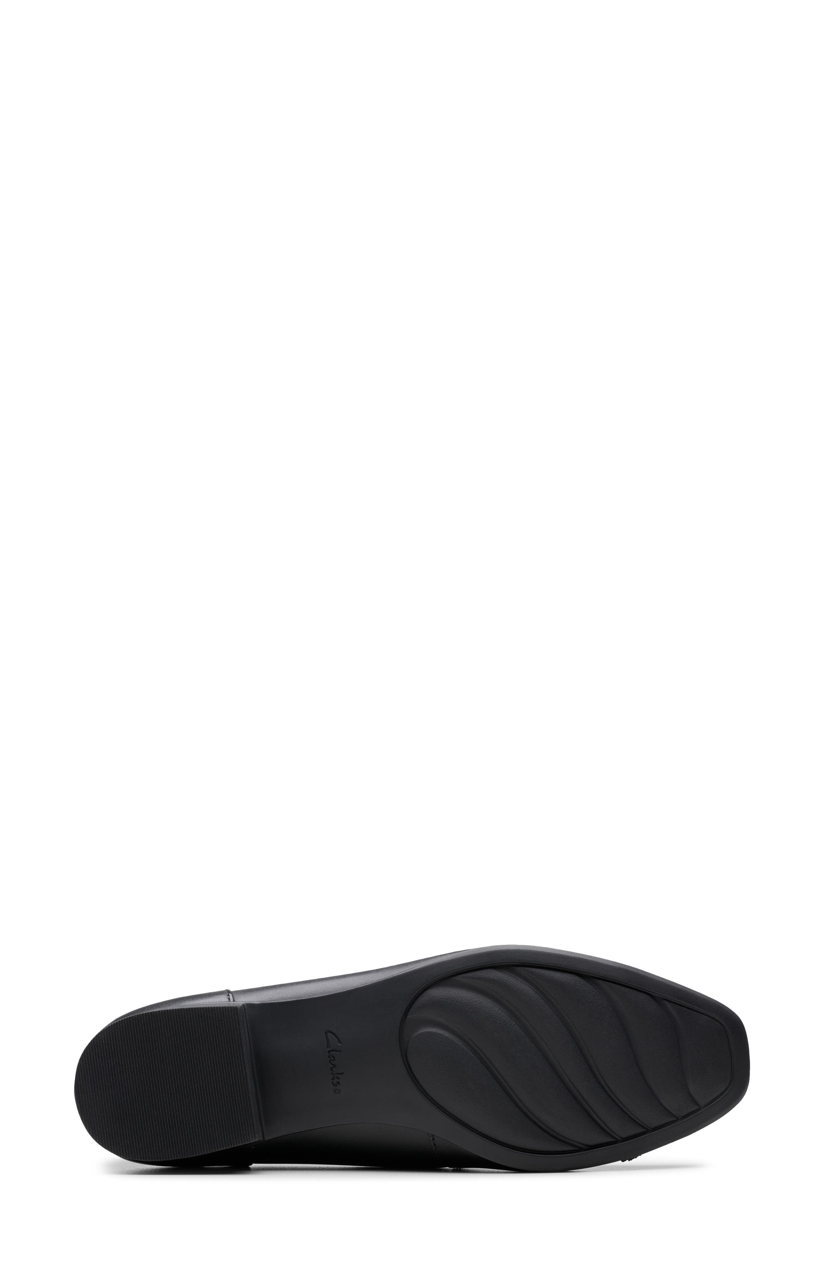 Clarks<sup>®</sup> Krystine May Cap Toe Pump, Alternate, color, Black Leather