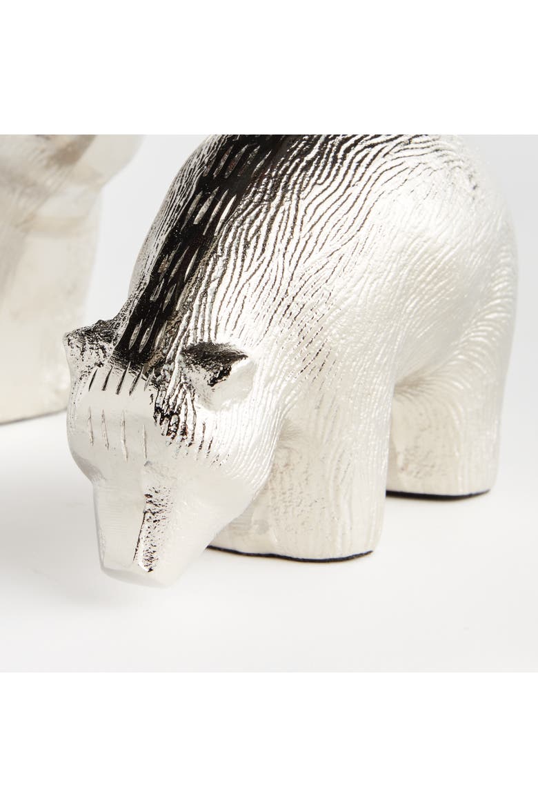 Koda Sculptures Decorative Objects Set of 2, Alternate, color, Silver