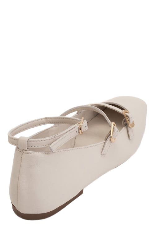 Forever & Always Shoes Serena Leather Mary Jane Flats In Multi